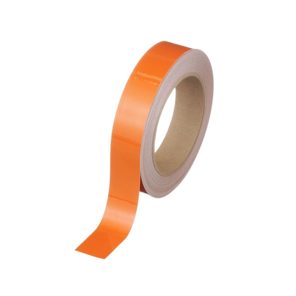 Reflective Continuous Tape, Orange, 1.00